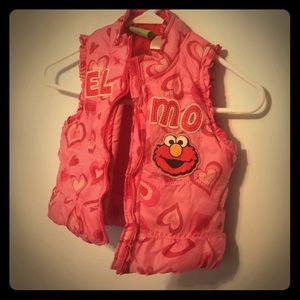 Sesame Street Elmo kids jacket vest - Rare find!